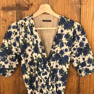 Billy Reid floral wrap dress